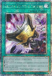 Triple Tactics Talent (Quarter Century Secret Rare) #RA01-EN063