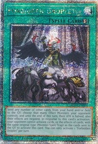 Forbidden Droplet (Quarter Century Secret Rare) #RA01-EN064