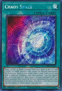 Chaos Space (Platinum Secret Rare) #RA01-EN065