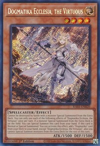 Dogmatika Ecclesia, the Virtuous (Secret Rare) #RA01-EN020