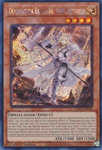 Dogmatika Ecclesia, the Virtuous (Platinum Secret Rare) #RA01-EN020
