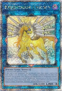 Knightmare Unicorn (Quarter Century Secret Rare) #RA01-EN043