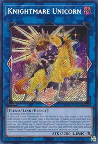Knightmare Unicorn (Alternate Art) (Secret Rare) #RA01-EN043