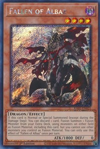 Fallen of Albaz (Platinum Secret Rare) #RA01-EN021