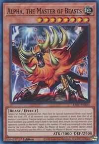 Alpha, the Master of Beasts #RA01-EN022