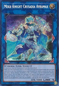 Mekk-Knight Crusadia Avramax (Secret Rare) #RA01-EN044