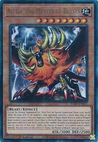 Alpha, the Master of Beasts (PUR) #RA01-EN022