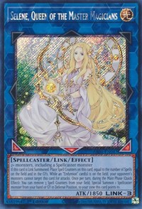 Selene, Queen of the Master Magicians (Platinum Secret Rare) #RA01-EN047