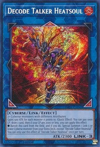 Decode Talker Heatsoul (Secret Rare) #RA01-EN048