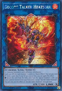 Decode Talker Heatsoul (Platinum Secret Rare) #RA01-EN048