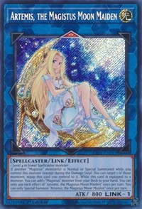 Artemis, the Magistus Moon Maiden (Secret Rare) #RA01-EN049