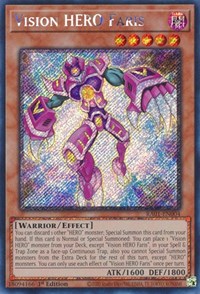 Vision HERO Faris (Platinum Secret Rare) #RA01-EN004