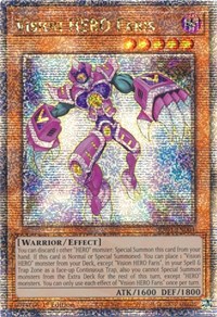 Vision HERO Faris (Quarter Century Secret Rare) #RA01-EN004