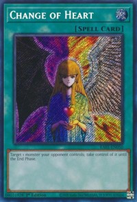 Change of Heart (Secret Rare) #RA01-EN050