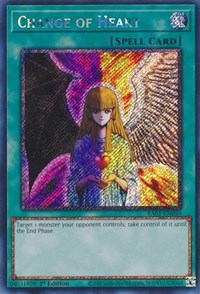 Change of Heart (Platinum Secret Rare) #RA01-EN050
