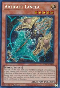 Artifact Lancea (Secret Rare) #RA01-EN006