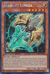 Artifact Lancea (Platinum Secret Rare) #RA01-EN006