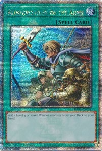 Reinforcement of the Army (Quarter Century Secret Rare) #RA01-EN051