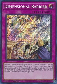 Dimensional Barrier (Secret Rare) #RA01-EN072