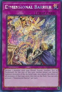 Dimensional Barrier (Platinum Secret Rare) #RA01-EN072