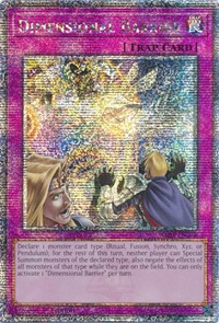 Dimensional Barrier (Quarter Century Secret Rare) #RA01-EN072