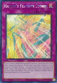 Harpie's Feather Storm (Platinum Secret Rare) #RA01-EN073