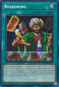 Reasoning (Secret Rare) #RA01-EN052