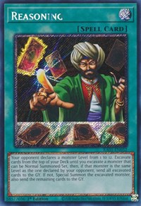 Reasoning (Platinum Secret Rare) #RA01-EN052