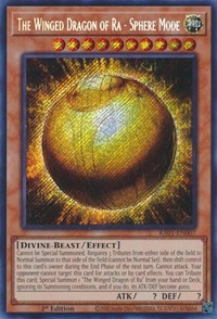 The Winged Dragon of Ra - Sphere Mode (Secret Rare) #RA01-EN007