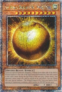 The Winged Dragon of Ra - Sphere Mode (Quarter Century Secret Rare) #RA01-EN007