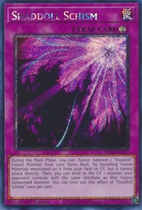 Shaddoll Schism (Platinum Secret Rare) #RA01-EN077