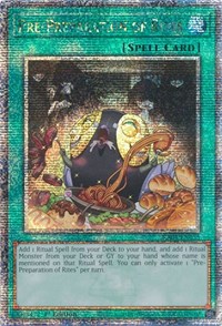 Pre-Preparation of Rites (Quarter Century Secret Rare) #RA01-EN055
