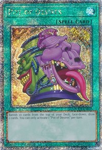 Pot of Desires (Quarter Century Secret Rare) #RA01-EN056