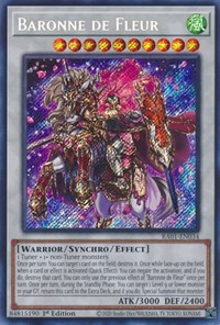Baronne de Fleur (Secret Rare) #RA01-EN034