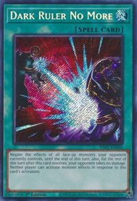 Dark Ruler No More (Secret Rare) #RA01-EN060