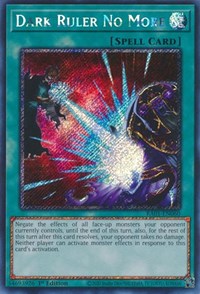 Dark Ruler No More (Platinum Secret Rare) #RA01-EN060