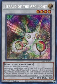 Herald of the Arc Light (Secret Rare) #RA01-EN031