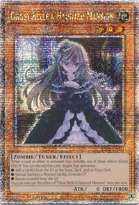 Ghost Belle & Haunted Mansion (Quarter Century Secret Rare) #RA01-EN011