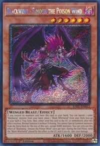 Blackwing - Simoon the Poison Wind (Platinum Secret Rare) #RA01-EN012