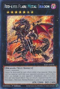 Red-Eyes Flare Metal Dragon (Platinum Secret Rare) #RA01-EN038