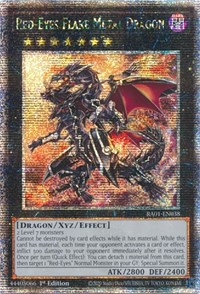 Red-Eyes Flare Metal Dragon (Quarter Century Secret Rare) #RA01-EN038