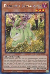 Danger!? Jackalope? (Platinum Secret Rare) #RA01-EN013