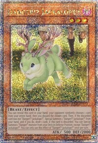 Danger!? Jackalope? (Quarter Century Secret Rare) #RA01-EN013