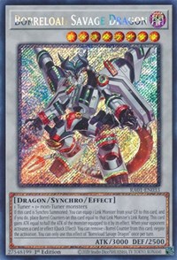 Borreload Savage Dragon (Platinum Secret Rare) #RA01-EN033