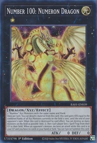 Number 100: Numeron Dragon #RA01-EN039