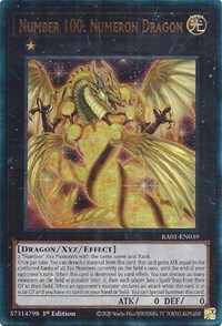 Number 100: Numeron Dragon (PUR) #RA01-EN039