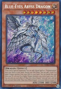 Blue-Eyes Abyss Dragon (Secret Rare) #RA01-EN016