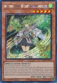 Wynn the Wind Channeler (Platinum Secret Rare) #RA01-EN018