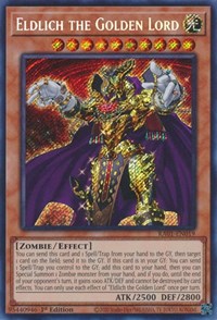 Eldlich the Golden Lord (Secret Rare) #RA01-EN019