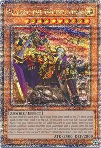 Eldlich the Golden Lord (Alternate Art) (Quarter Century Secret Rare) #RA01-EN019